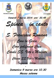 Spinea Santa Francesca Romana 2014